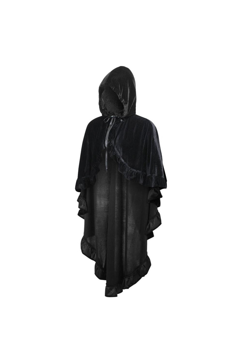 Roselle Cape in Black