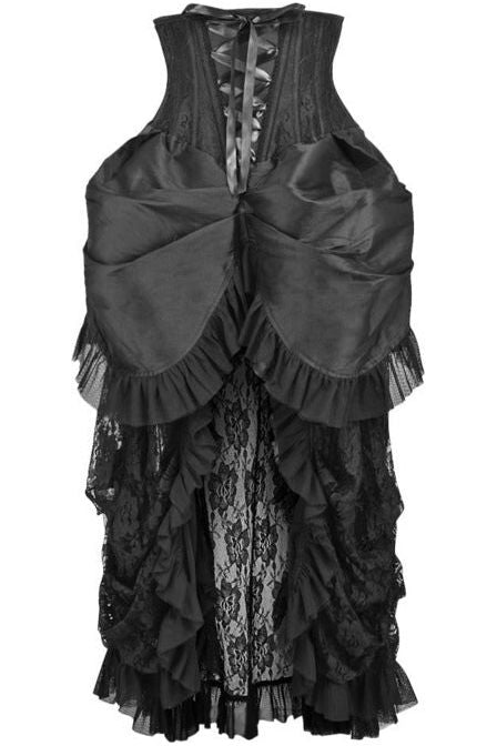 Daisy Corsets Top Drawer Steel Boned Black Lace Victorian Bustle Underbust Corset Dress Medium Daisy Corsets Top Drawer Steel Boned Black Lace Victorian Bustle Underbust Corset Dress Medium