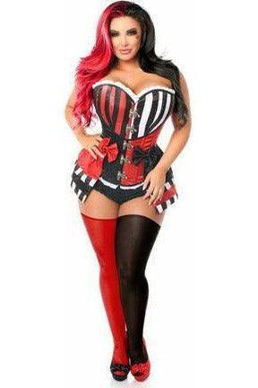 Top Drawer 3 PC Jokester Villian Corset Costume - Daisy Corsets