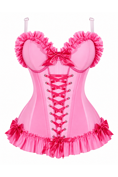 Lavish Enchanted Pink Princess Bustier Corset