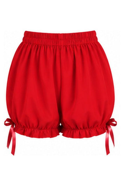 Red Crepe Bloomers