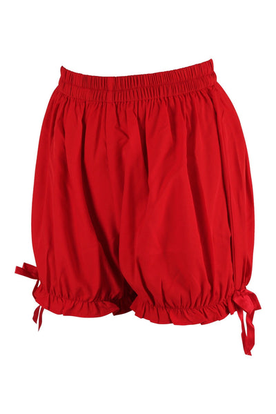 Red Crepe Bloomers