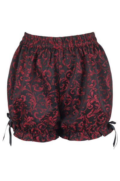 Red/Black Brocade Bloomers