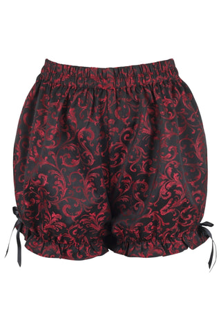 Red/Black Brocade Bloomers