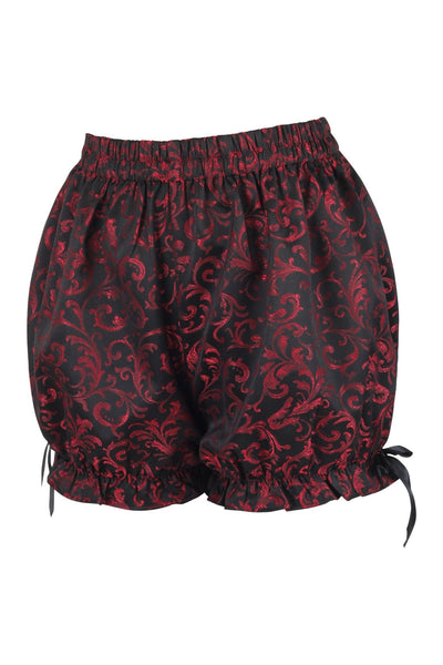 Red/Black Brocade Bloomers