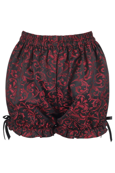 Red/Black Brocade Bloomers