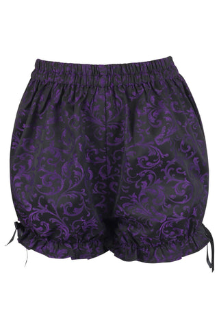 Purple/Black Brocade Bloomers