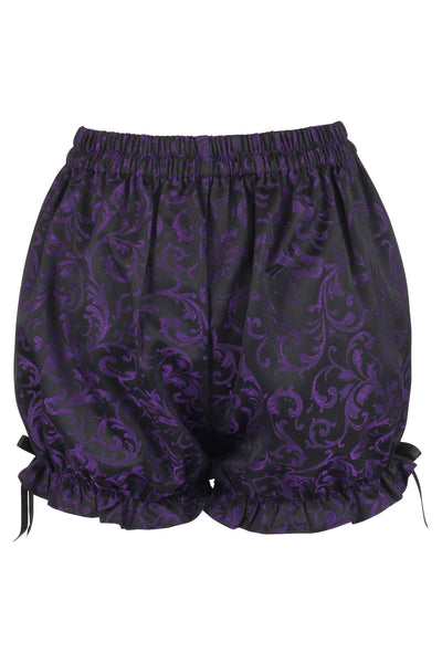 Purple/Black Brocade Bloomers
