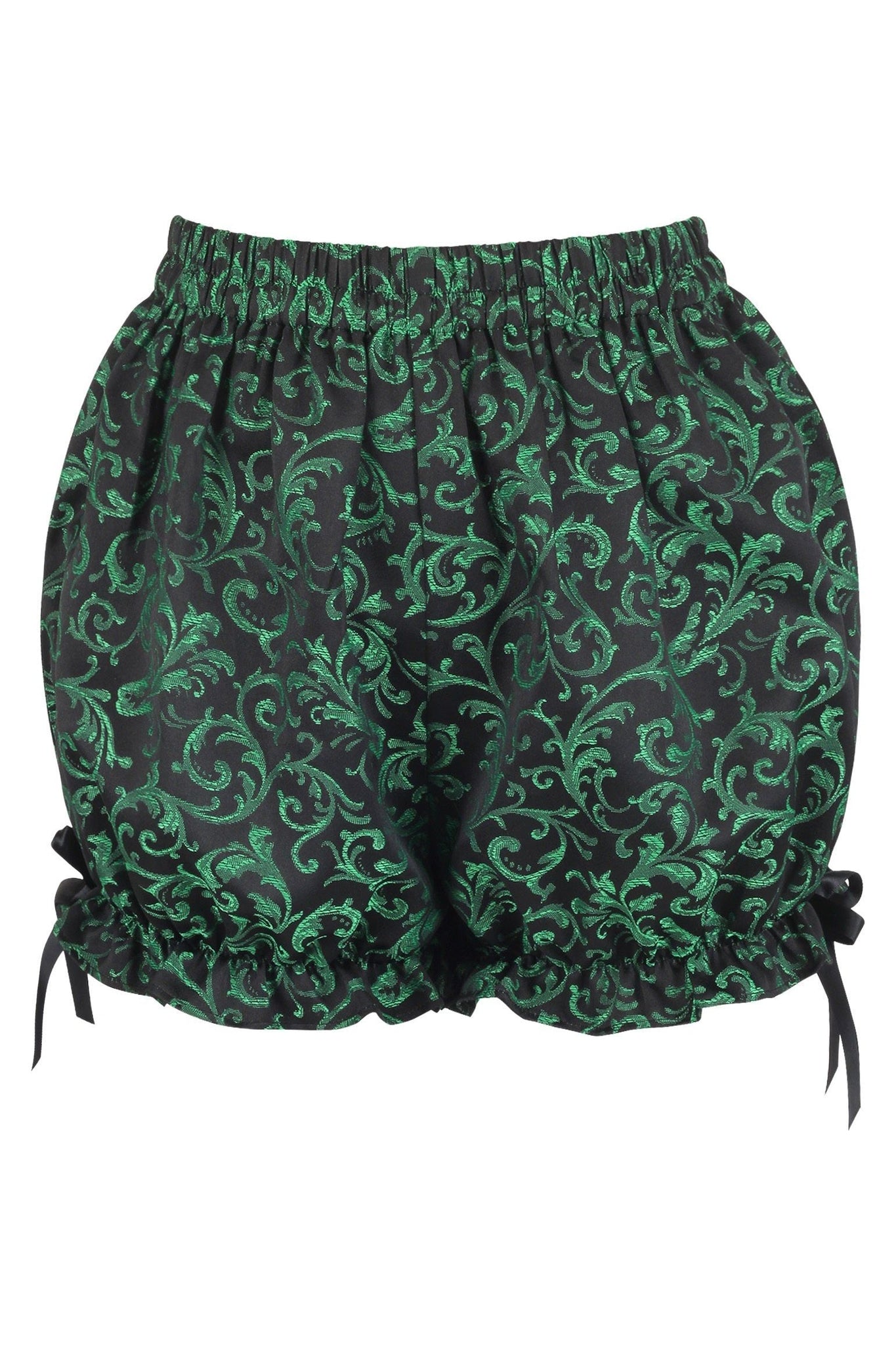 Green/Black Brocade Bloomers