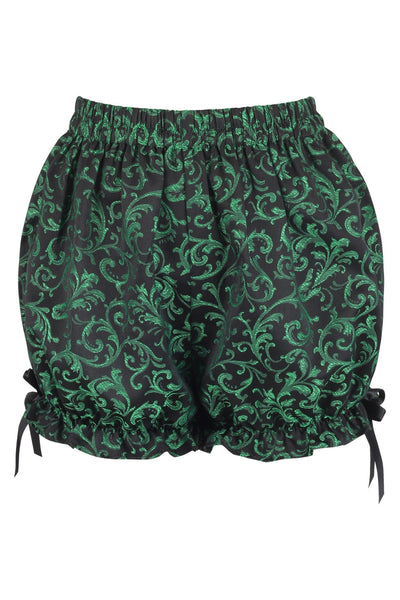Green/Black Brocade Bloomers