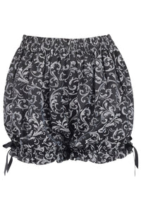 Silver/Black Brocade Bloomers