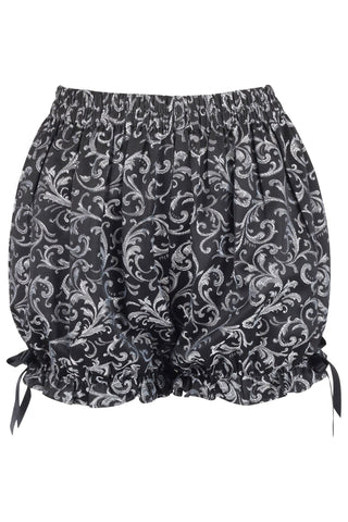 Silver/Black Brocade Bloomers
