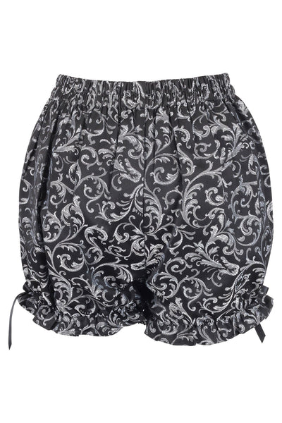 Silver/Black Brocade Bloomers