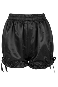 Black Satin Bloomers