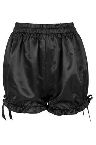 Black Satin Bloomers