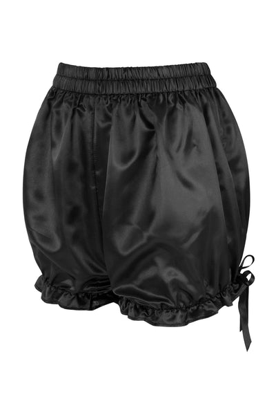 Black Satin Bloomers