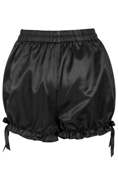 Black Satin Bloomers