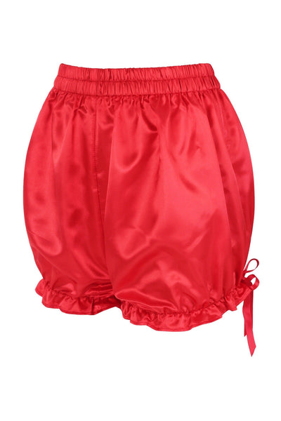 Red Satin Bloomers