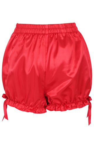 Red Satin Bloomers