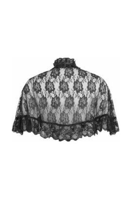 Black Lace Cape