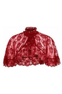 Red Lace Cape