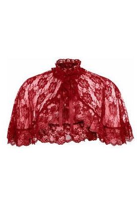 Red Lace Cape