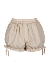 Beige Crepe Bloomers