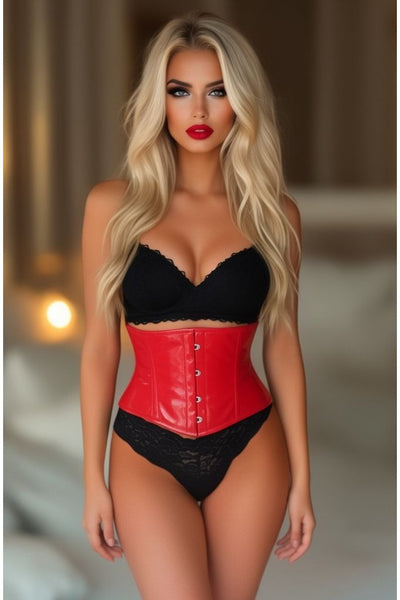 Lavish Red Patent Mini Cincher