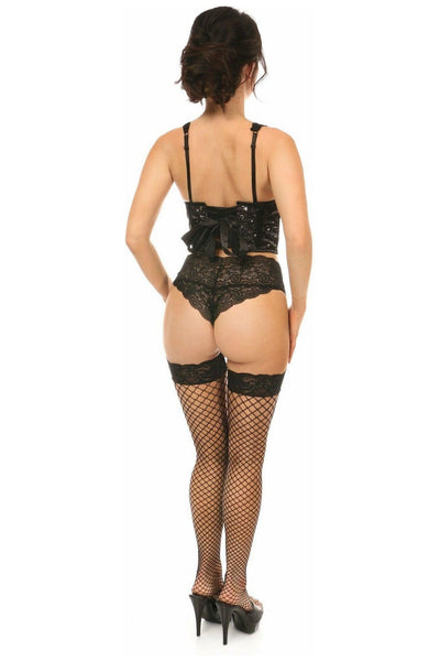 Lavish Celestial Satin Open Cup Waist Cincher - Daisy Corsets