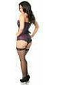 Lavish Plum Brocade Corset - Daisy Corsets