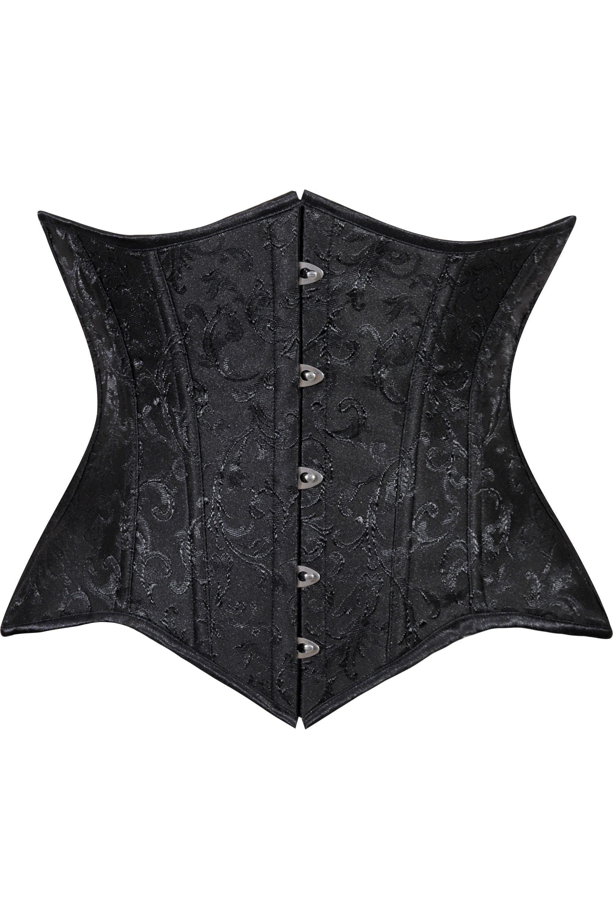 Corset Amazon Plus Size Lavish Black Brocade Corset Belt Cincher