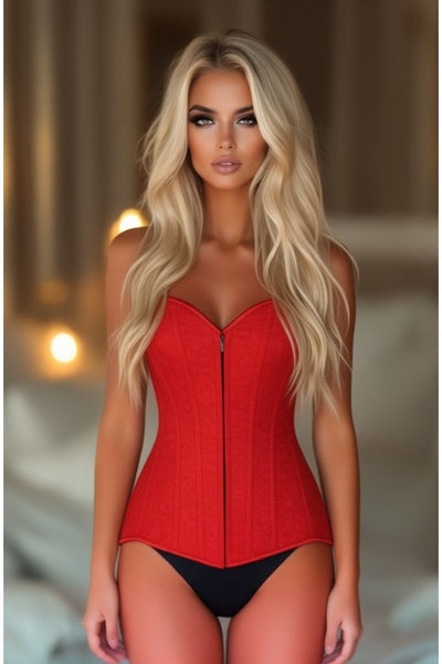 LIMITED EDITION Lavish Red Lace Overbust Corset 