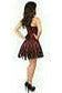 Lavish Red Lace Corset Dress - Daisy Corsets