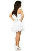 Lavish White Lace Corset Dress - Daisy Corsets