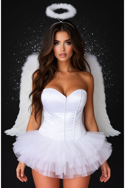 Lavish Flirty Angel Corset Costume