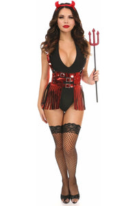 Lavish 4 PC Sexy Devil Costume - Daisy Corsets