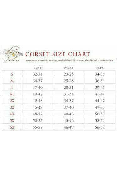 Top Drawer Black Sheer Lace Steel Boned Corset - Daisy Corsets