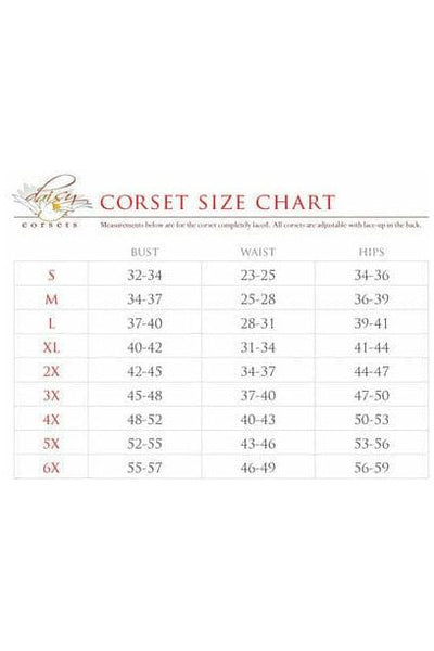 Top Drawer Red Plaid Steel Boned Corset Dress
