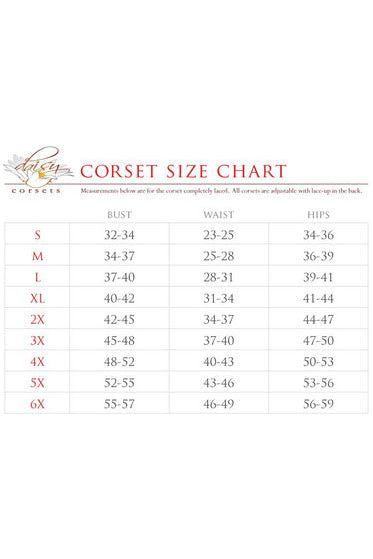 Top Drawer Brown Brocade Steampunk Steel Boned Underbust Corset