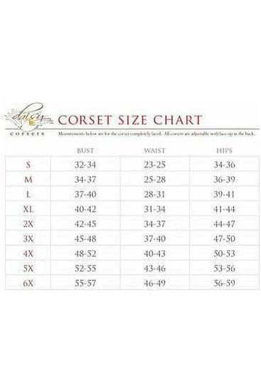 Lavish Black Sheer Lace Over Bust Corset - Daisy Corsets