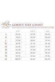 Top Drawer Gold Brocade & Faux Leather Steel Boned Under Bust Corset