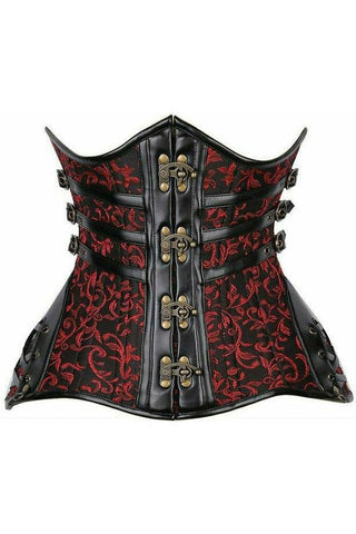 Top Drawer CURVY Steampunk Steel Double Boned Under Bust Corset - Daisy Corsets