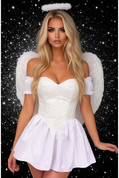 Top Drawer 3 PC Brocade Angel Corset Costume