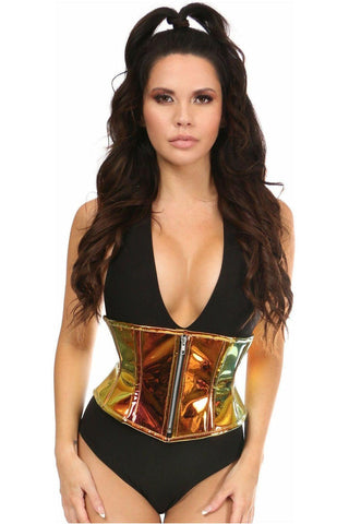 Top Drawer Sunset Holo Steel Boned Mini Cincher