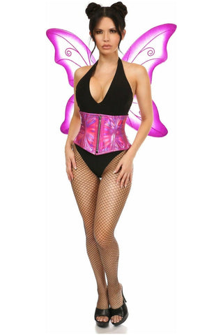 Top Drawer 2 PC Fuchsia Pixie Fairy Corset Costume - Daisy Corsets