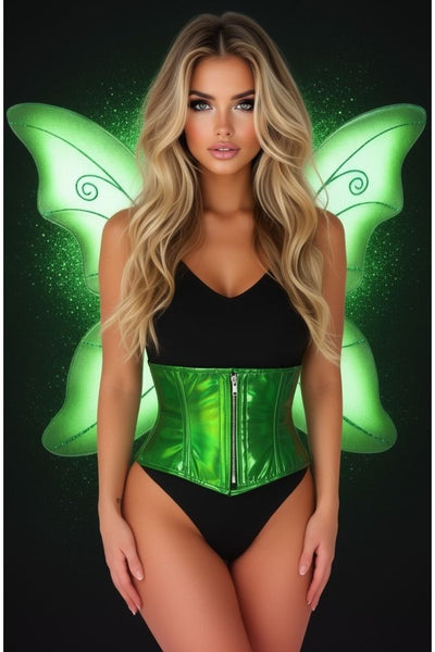 Top Drawer 2 PC Green Pixie Fairy Corset Costume