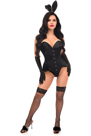 Top Drawer 4 PC Classic Bunny Corset Costume