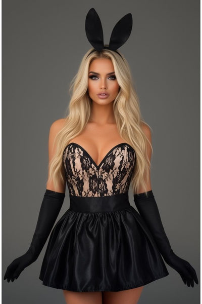 Top Drawer 5 PC Elegant Bunny Corset Costume