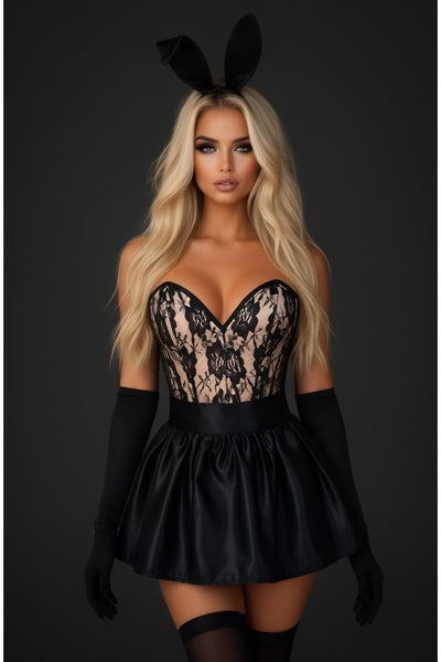 Top Drawer 5 PC Elegant Bunny Corset Costume