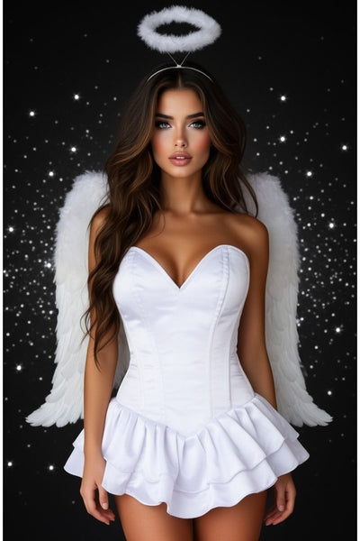Top Drawer Innocent Angel Corset Dress Costume
